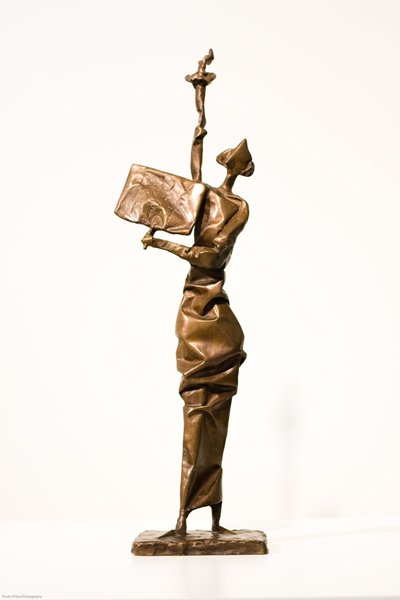 F.E. McWilliam, Buy More Art, 1975, Bronze, 47 cm