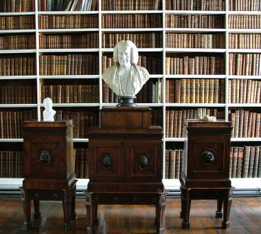 Armagh Robinson Library Busts and books