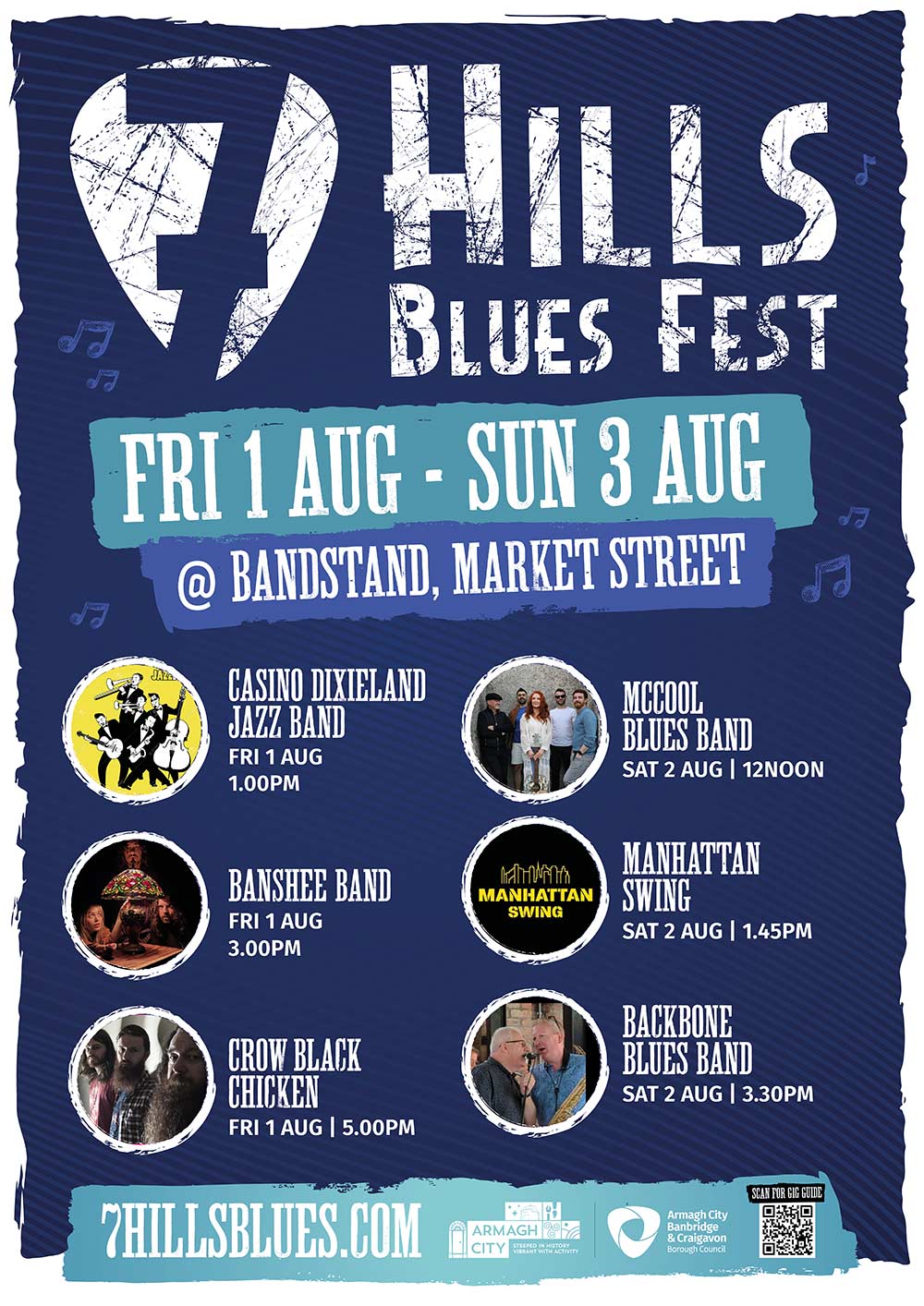 7 Hills Blues Fest Bandstand Information