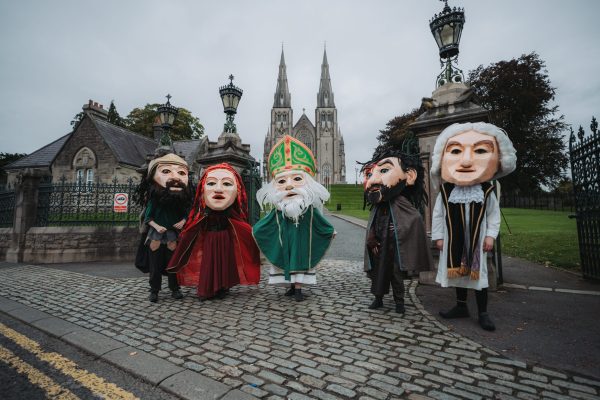 Big Heads at Saint Patrick's RC Cathedral Big Heads at Saint Patrick's RC Cathedral