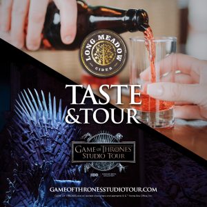 Game of Thrones Studio Tour & Long Meadow Cider - Taste & Tour Package