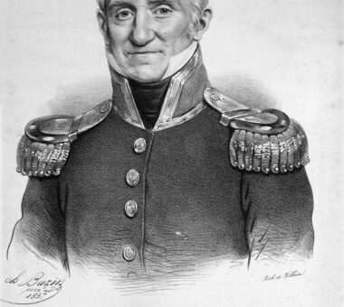 2H46J7E Leonard Gillespie. Lithograph by C. Bazin, 1837.