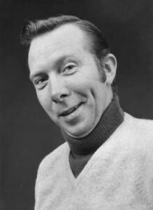 Black and white photograph of Tommy Makem.