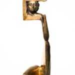 F.E. McWilliam, Girl with Omissions, 1970, Bronze, 42 x 15 x 15 cm