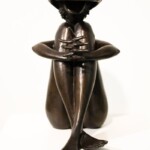 F.E. McWilliam, Girl in a Cloth Cap, 1978, Bronze, 46 x 36 x 26 cm
